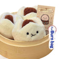 Cute Guangdong Dim Sum Plush Jouet Barbecue Pork Bun