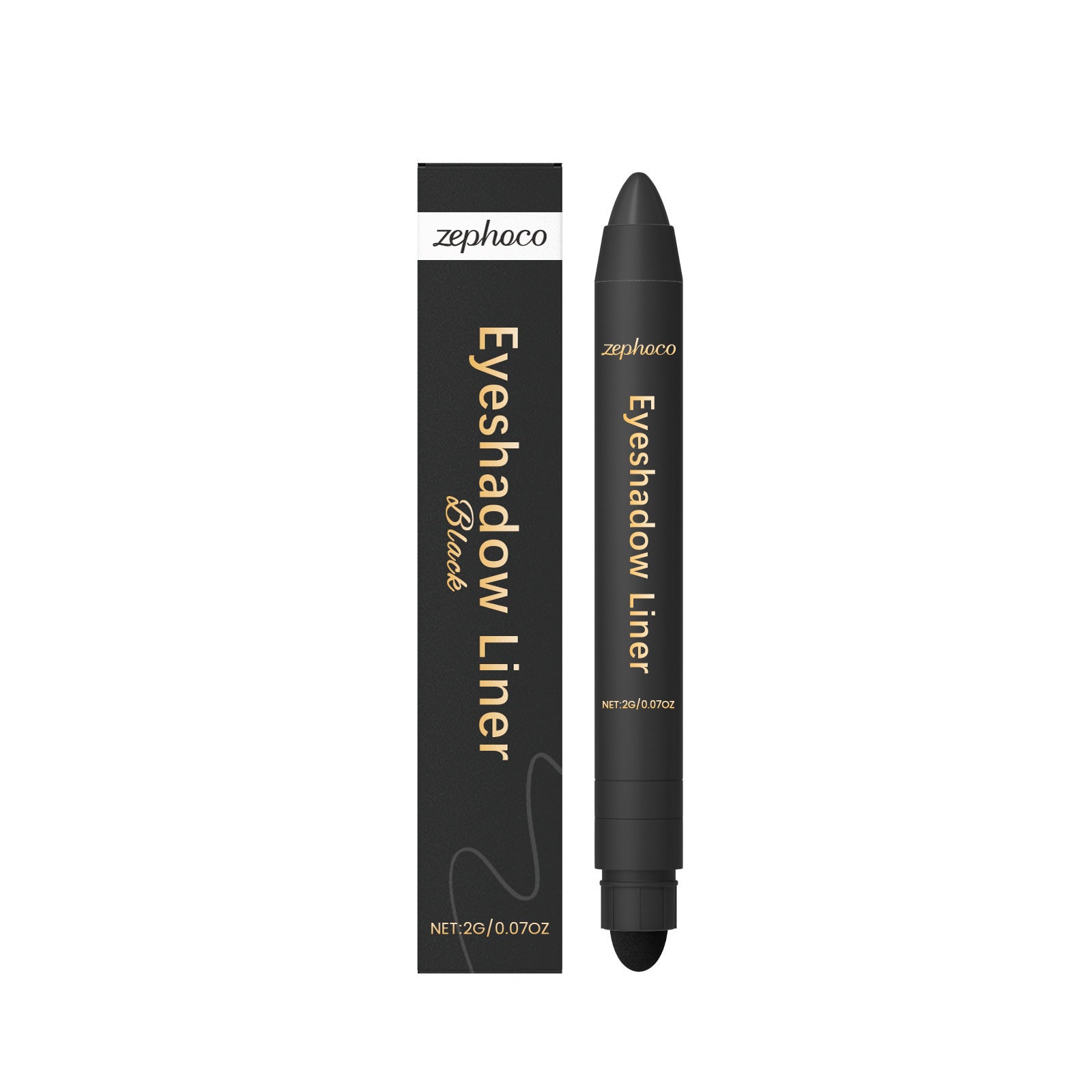 Étanche à l'eau et à la sueur résistant aux boues Silky-smooth 2-en-1 Eyeliner