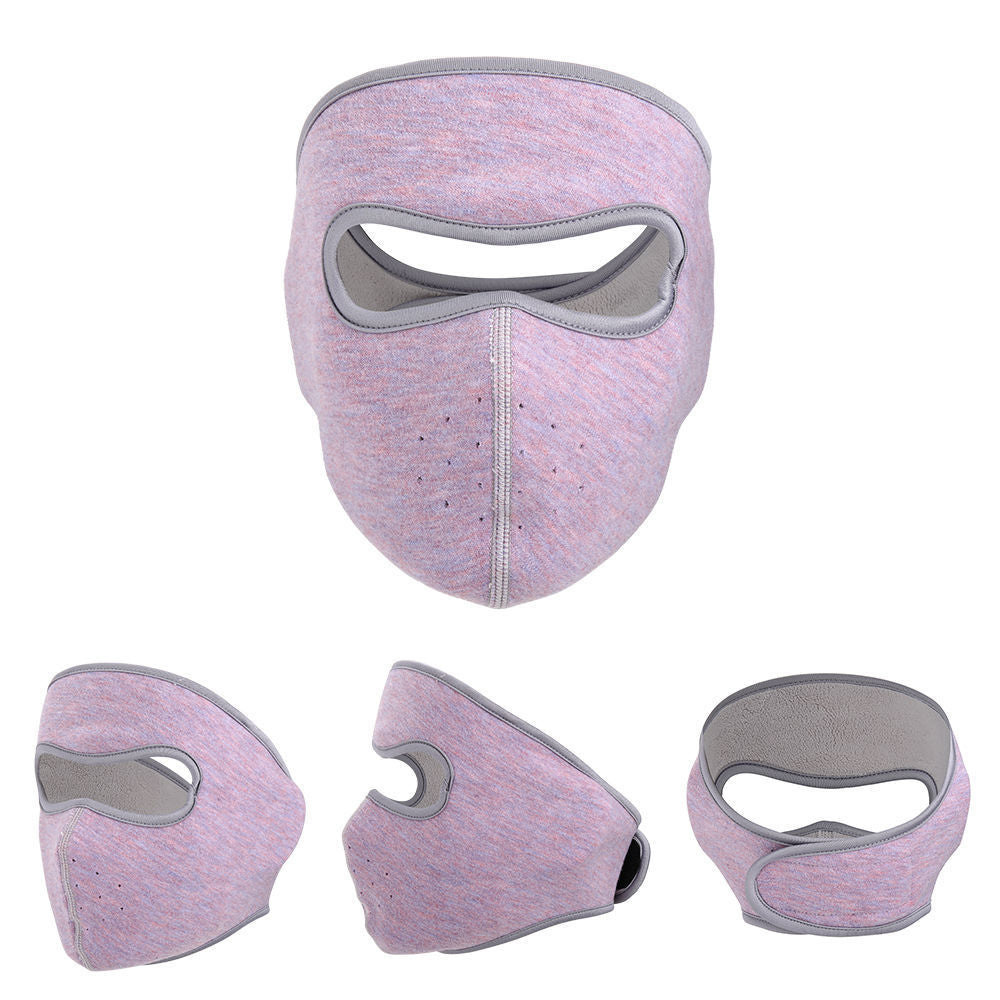Velvet Respirant Cold Proof Et Masque du visage d'équitation anti-poussière