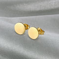 Boucles d'oreilles élégantes et élégantes en acier au titane