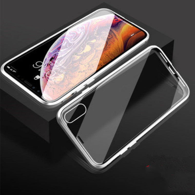 Housse de protection en verre transparent en métal mince