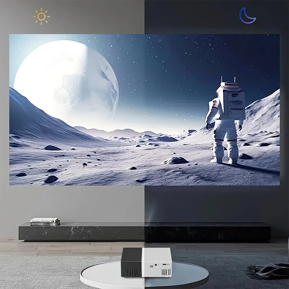 Projecteur portable avec support extensible