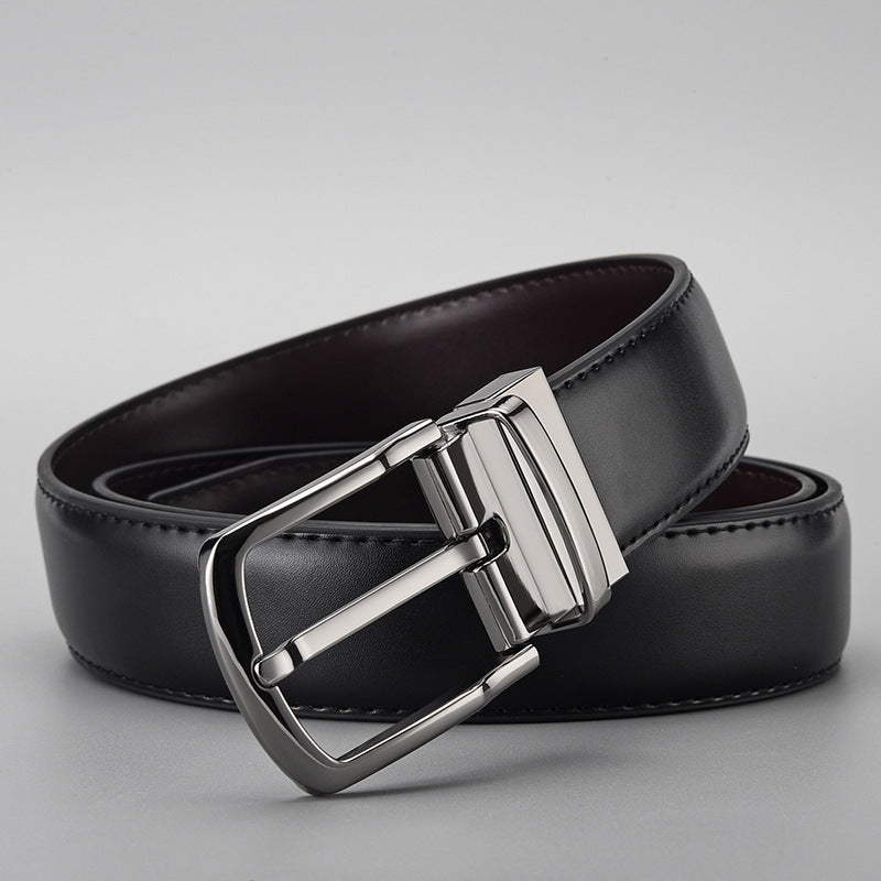 Gentleman Business Style en cuir homme Business Rotation épingle ceinture