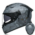 Casque de moto à double objectif pour hommes et femmes