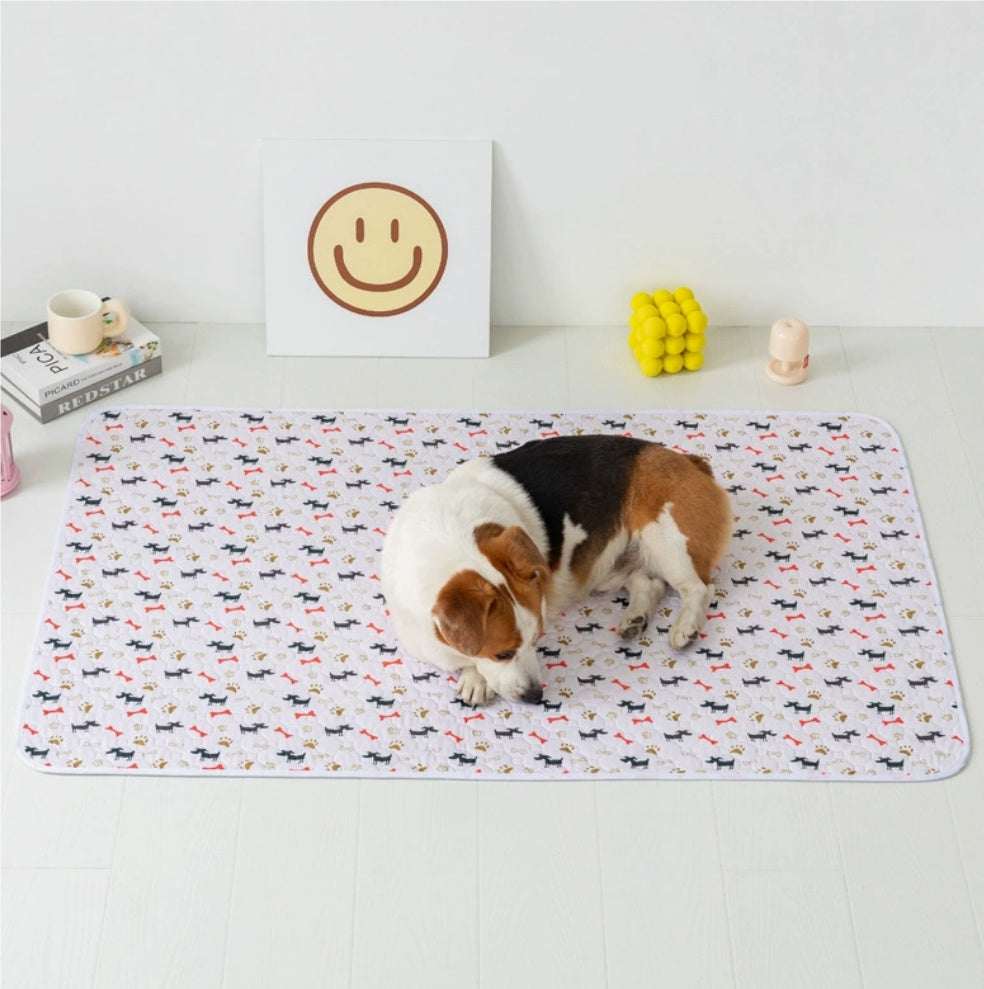 Tapis de barrière d'urine pour animaux de compagnie lavable
