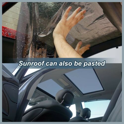 6M X 75CM CAR WINDOW TINT FILM KIT TINTING SUPER DARK BLACK LIMO À TUBE