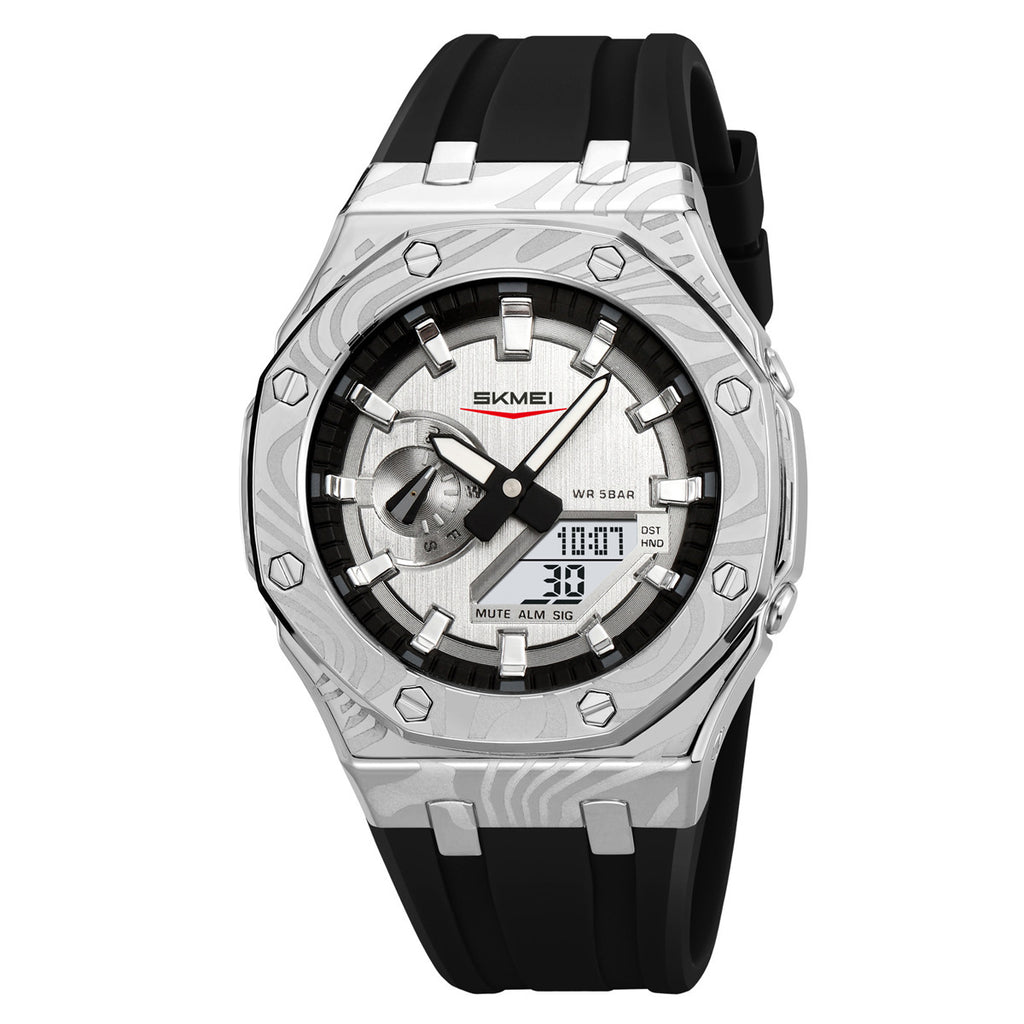 Montre numérique multifonctionnelle étanche pour hommes