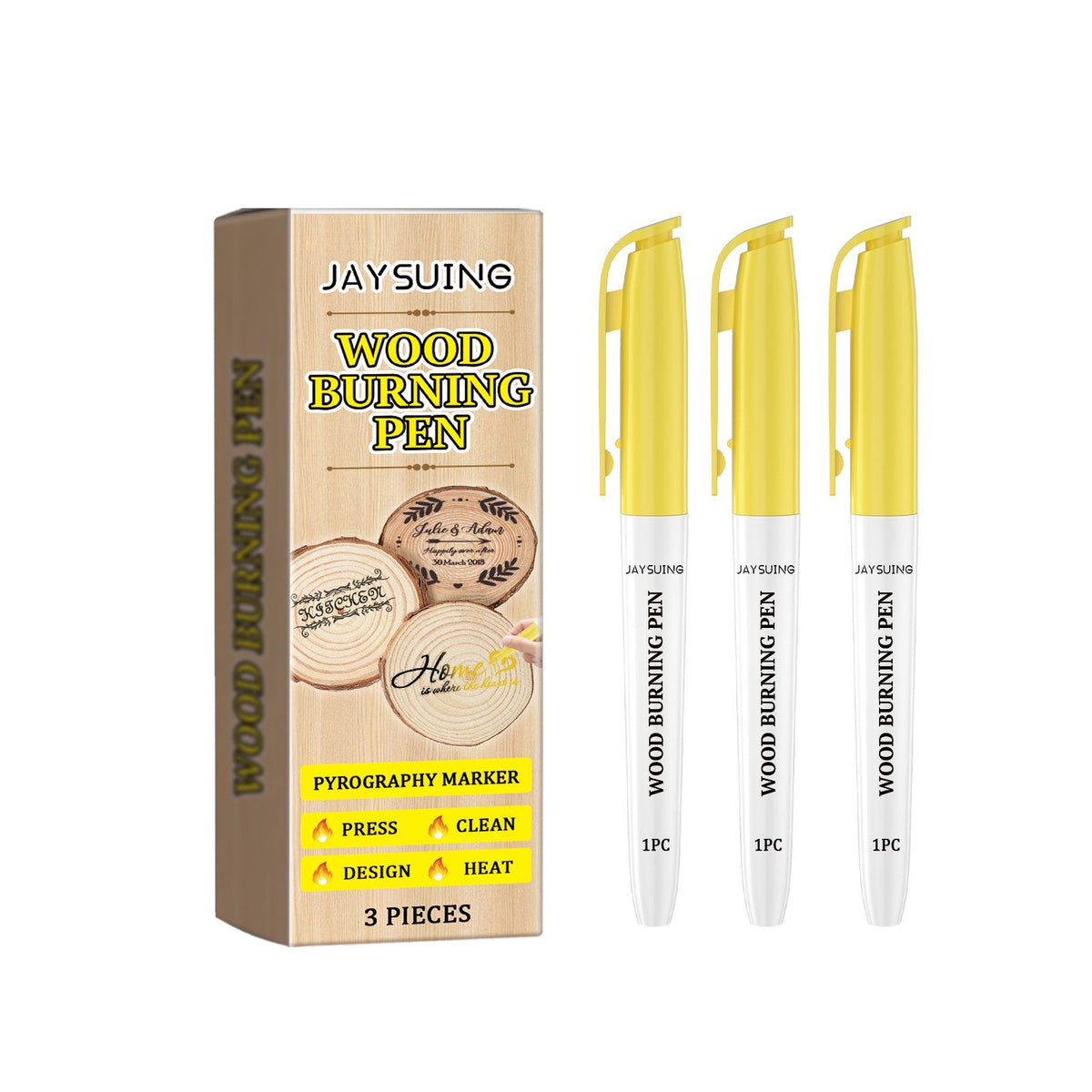 JAYSUING Wood Burning Craft Marker Set