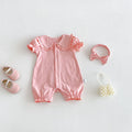 Robe à manches courtes pour bébés