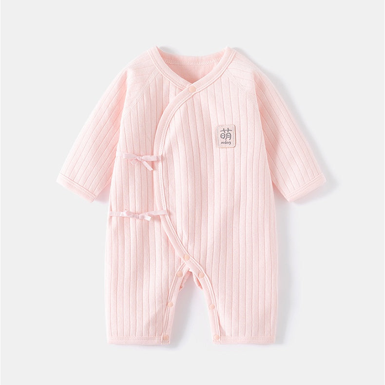 Nouveau-né Bodysuit Sans os manches longues Onesie