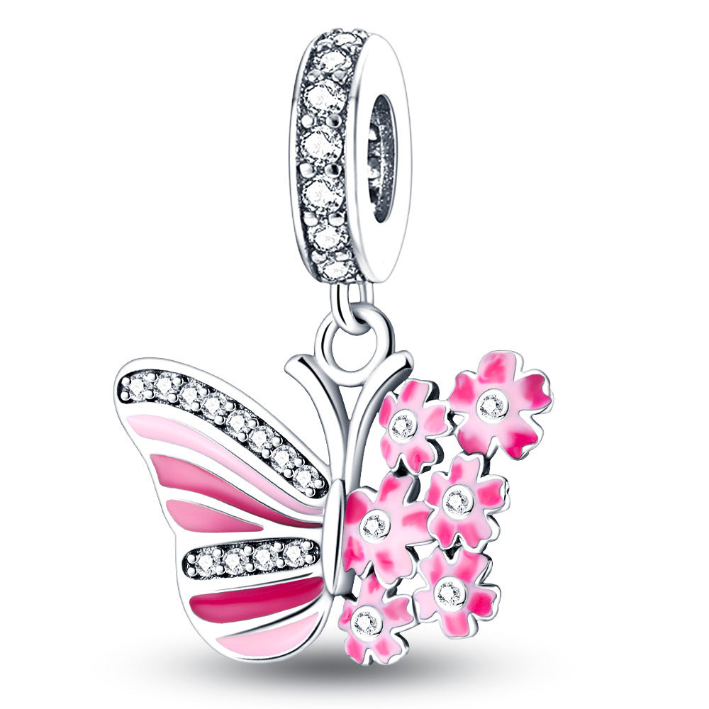 Delicate Butterfly Series Bracelet pendentif perles Accessoires