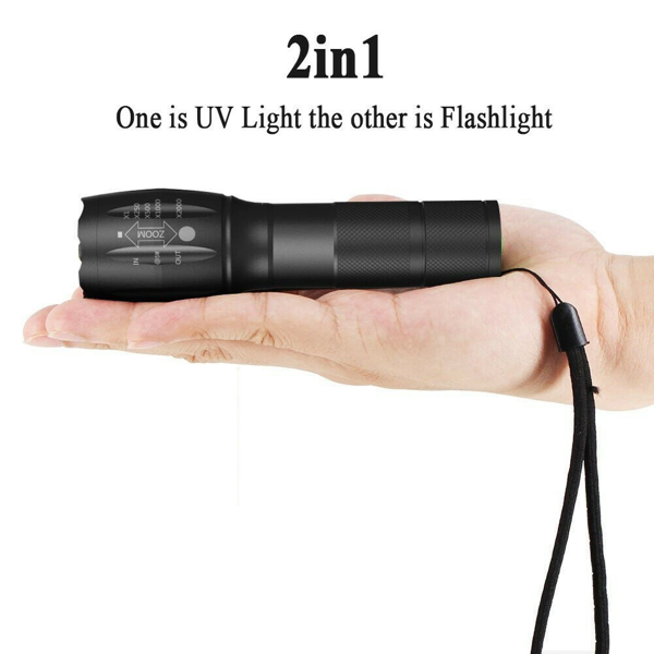 Lampe de poche LED 2-en-1