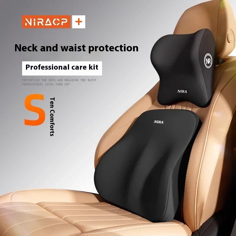 Coussin d'assise en mousse de mémoire d'appuie-tête automobile