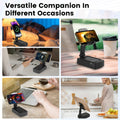 1Pc Cell Phone Stand avec HD Surround Wireless Speaker Power Bank Portable pliable Chargi