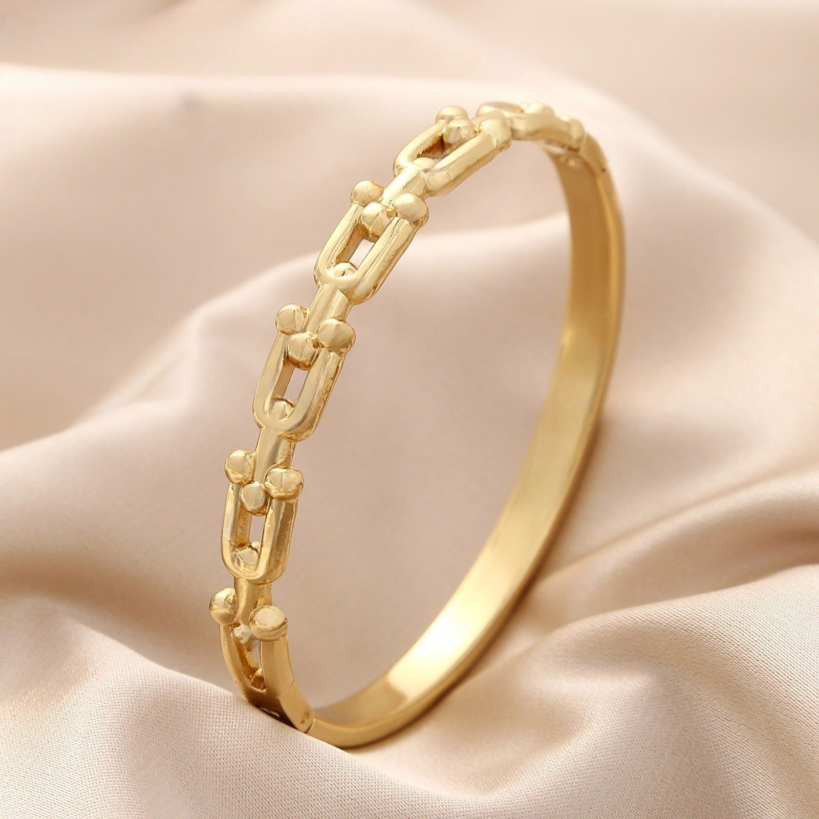 Bracelet femme en acier inoxydable simple et polyvalent