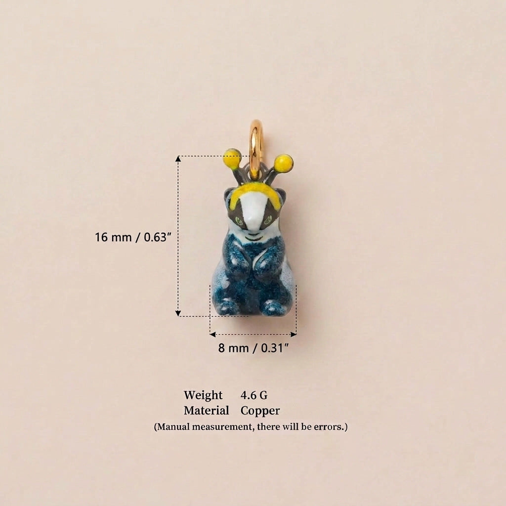 Petit Animal Série DIY Accessoires Pendentif à huile drippée