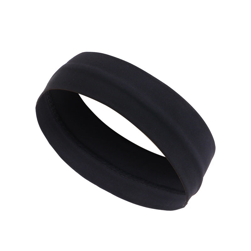 Bande de cheveux de yoga Plain Sport pour femmes Bande de cheveux élastique et absorbante de la sueur