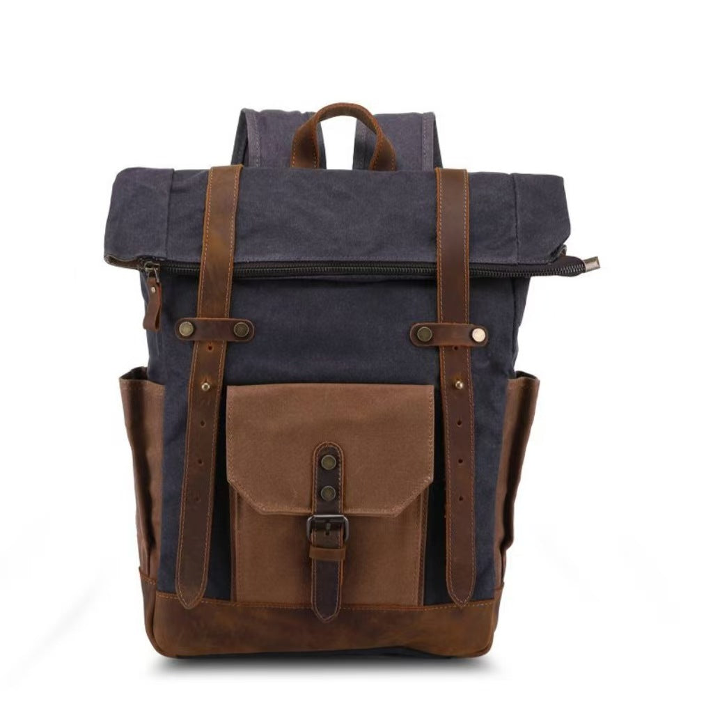 Vieille huile de cire imperméable Toile sac de voyage