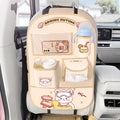 Siège de voiture Sac de rangement arrière Siège arrière Tapis anti-dirt