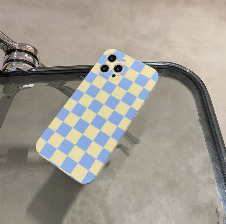 Simple Checkerboard Adaptable Soft Mobile Phone Case