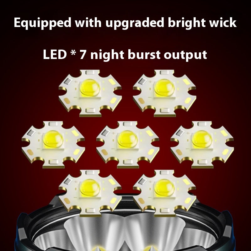 Endoor Strong Light Super Bright Longue portée Multi-Gear Dimming Endurance longue durée Typ