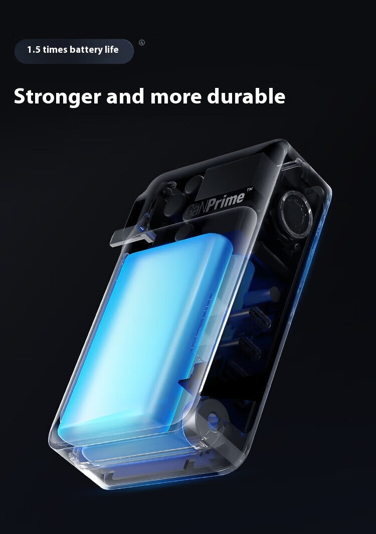 Gallium Nitride Power Bank Charger Tête de charge rapide deux en un