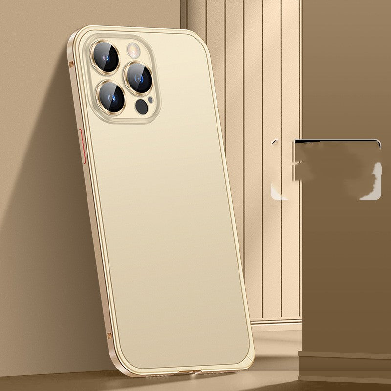 Boîtier de téléphone à cadre métallique à ressort magnétique