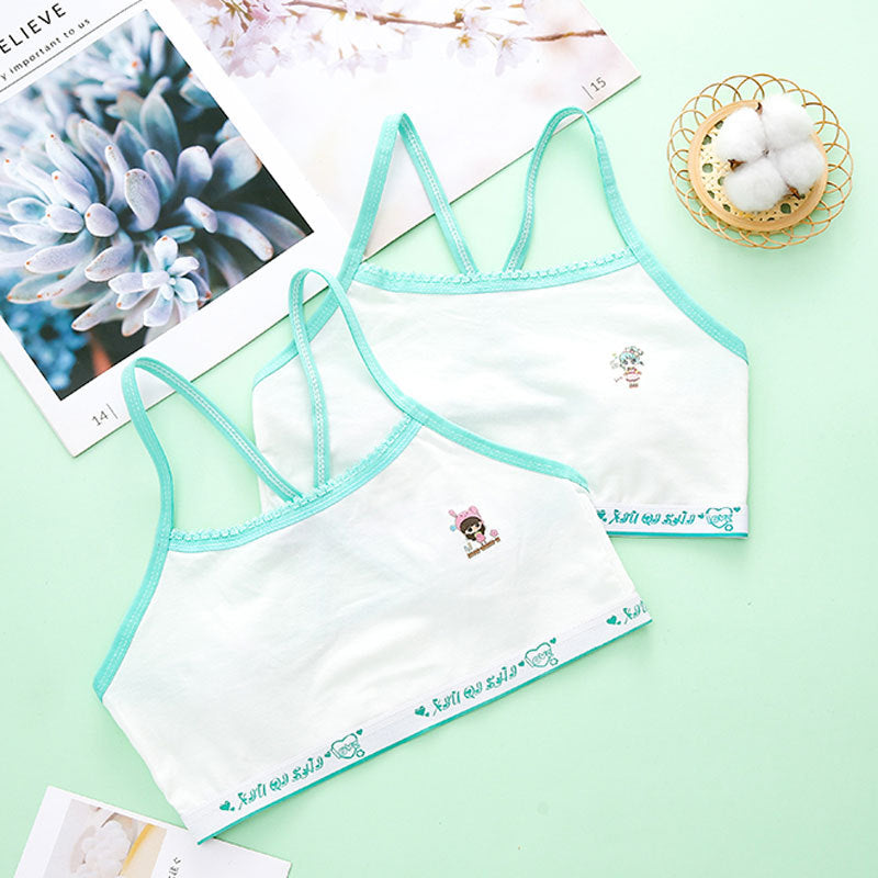Élèves de l'école primaire Période de développement Filles Bra Sports Sous-vêtements pour enfants