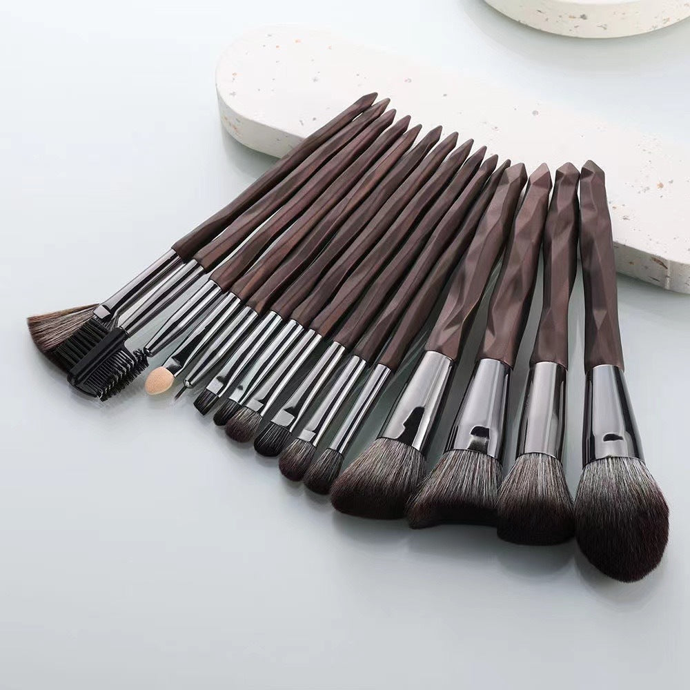 Ensemble complet de brosse de maquillage Blush de la laine d'ombre de la Fondation