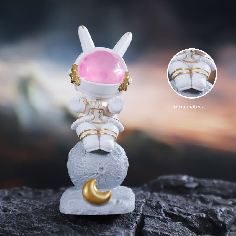 Space Rabbit Mobile Phone Stand Bureau Créatif
