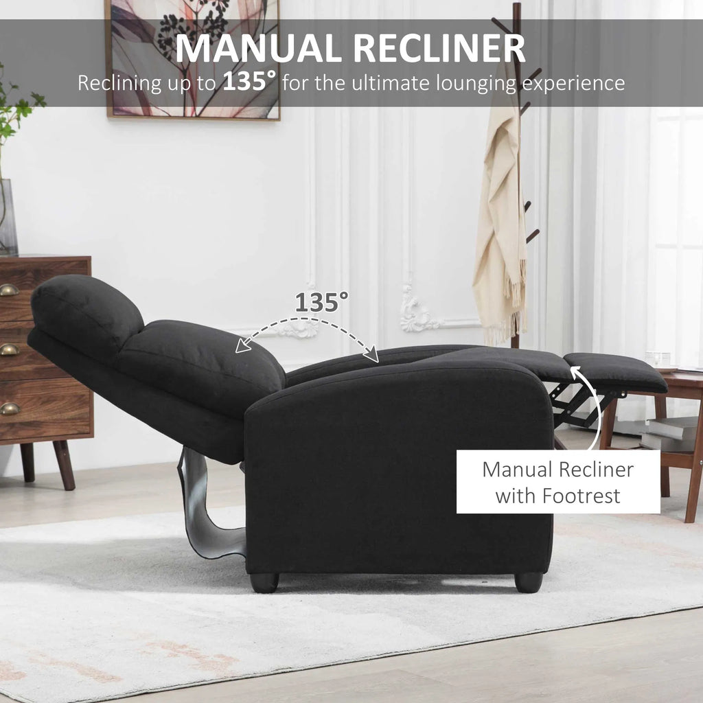 Chaise inclinable en tissu