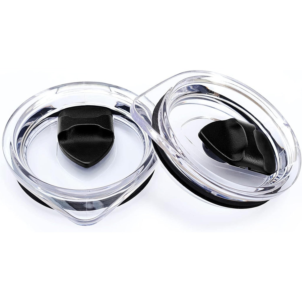 Couvercle de tasse 2Pcs Couvercle de tasse 10 oz ou 20 oz Slider magnétique Spill Proof Tumbler