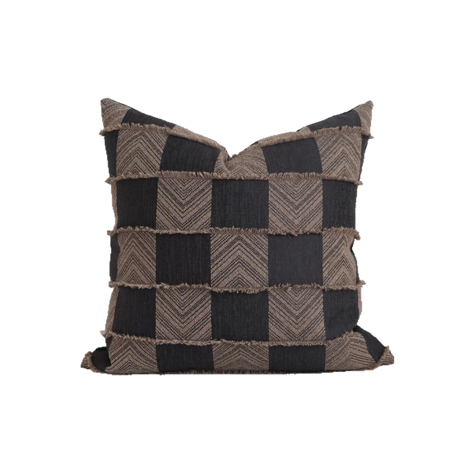 Oreiller Tassels Waist Oreiller Étui Chenille Canapé Coussin Hôtel Modèle Chambre Coussin Cove