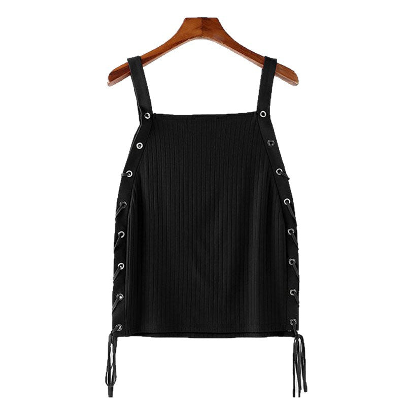 Hommes Strappy Breathable Hollow-Out Veste