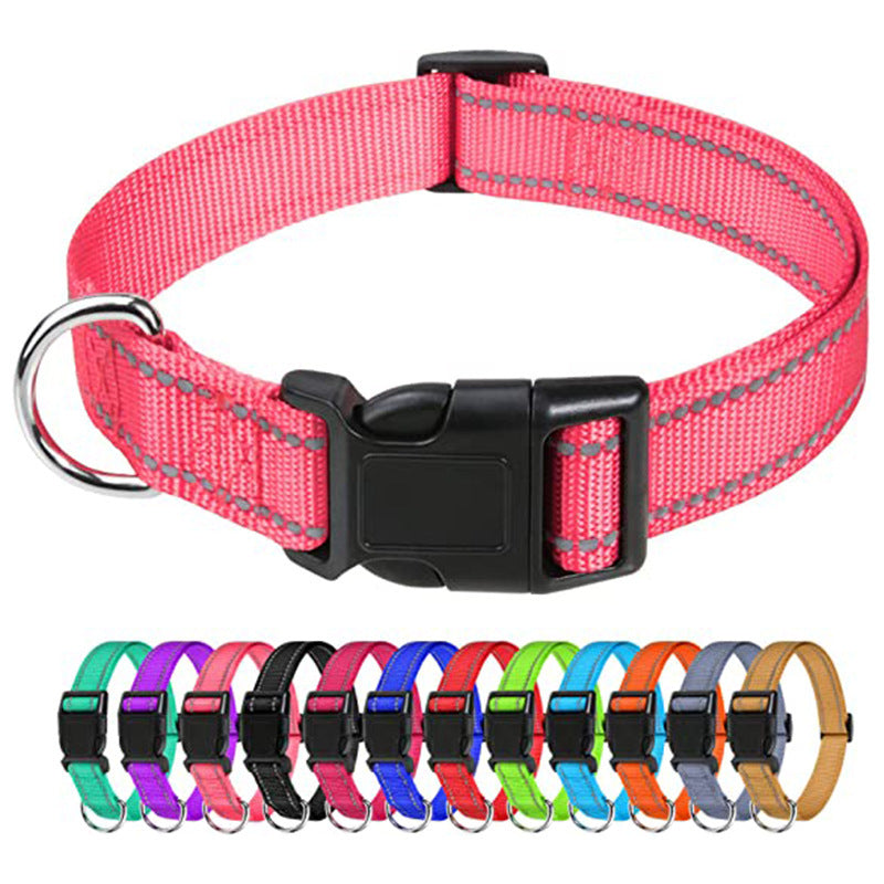 Bases Collier de chien en polyester réfléchissant