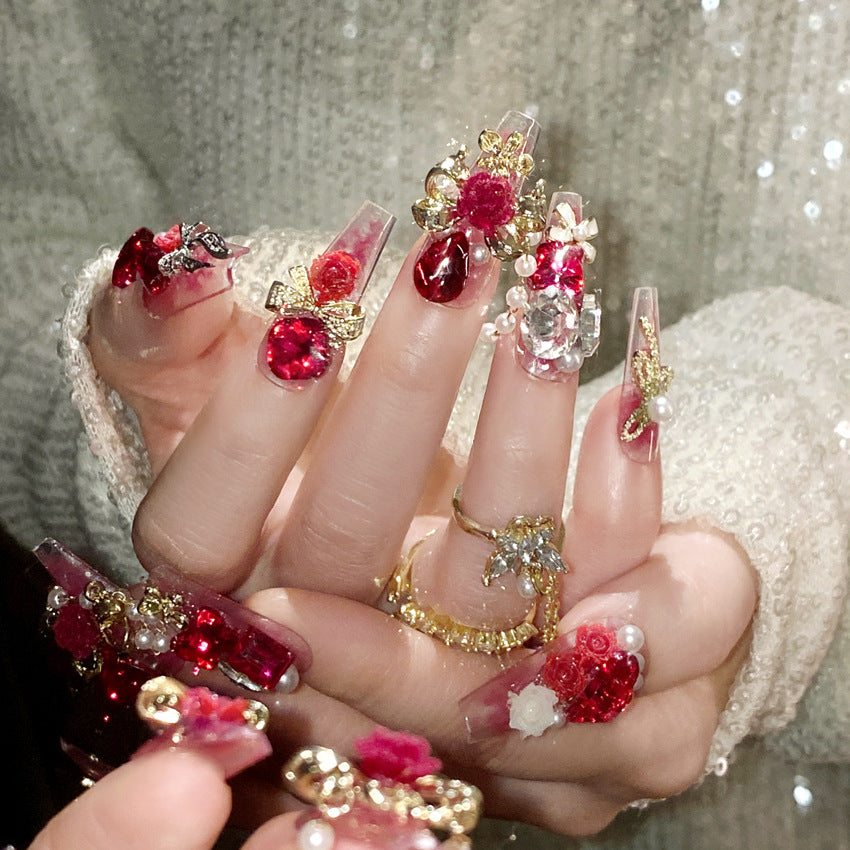 Patch de faux ongles chinois de Bow fini