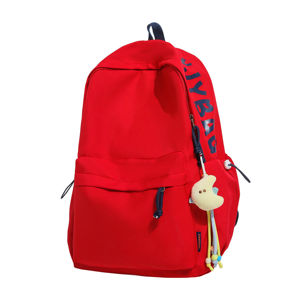 Sac à dos polyvalent occasionnel avec impression de lettre