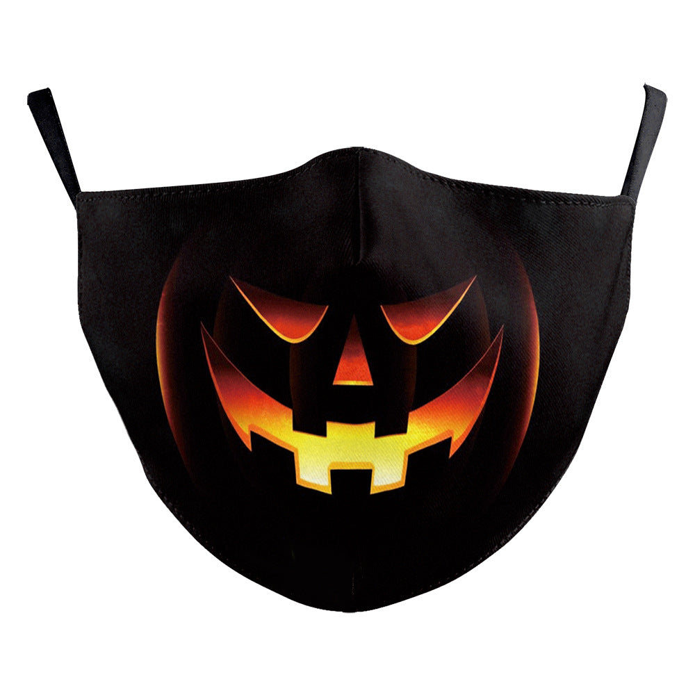 Masque de poussière Halloween Clown drôle Horreur créatif double couche