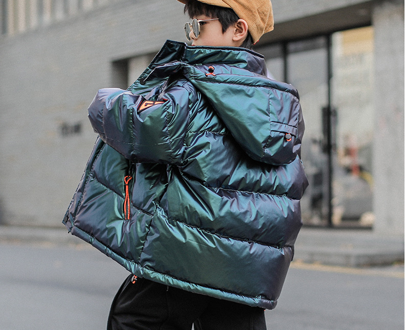 Style de l'Ouest Big Kids épais hiver Veste blanche Duck Down pour enfants