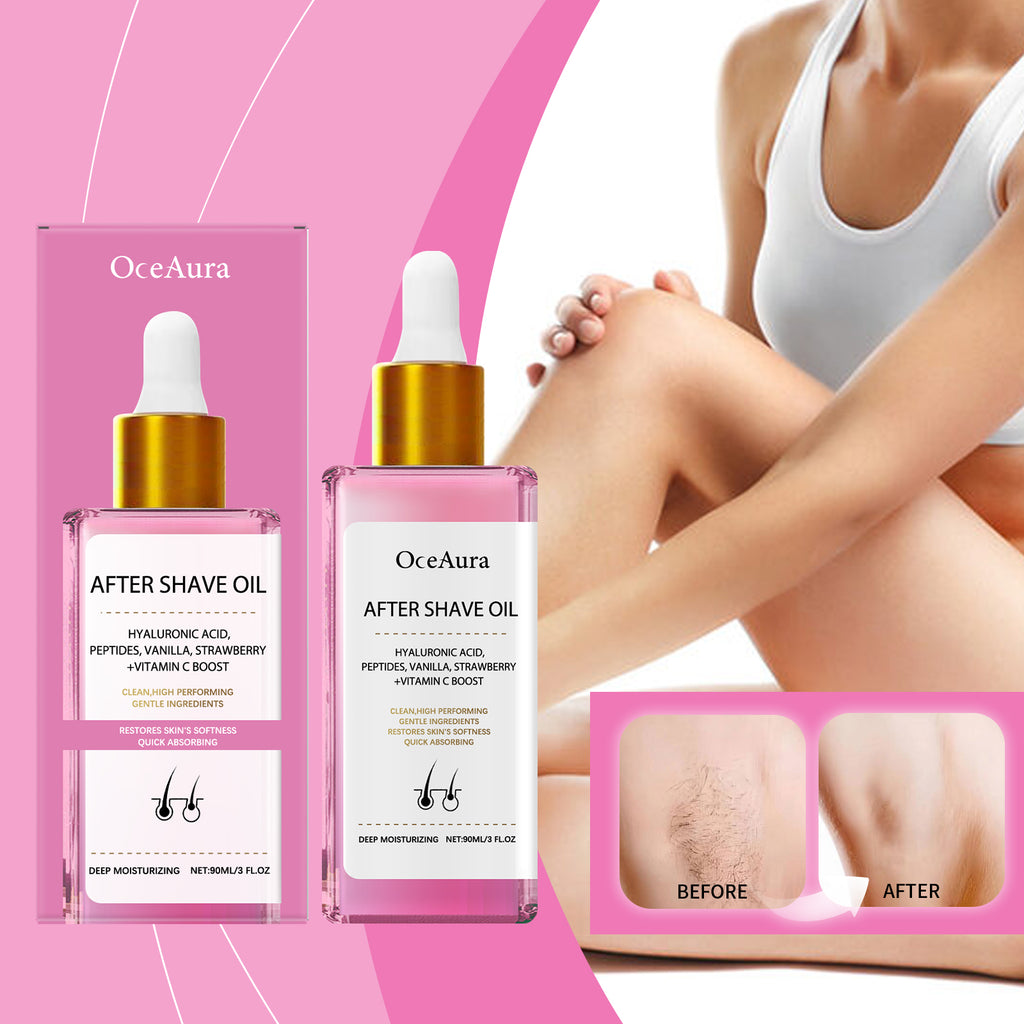 Enlèvement des cheveux et réparation du rasage Huile essentielle Fraise Flavo 90ml 1 boîte