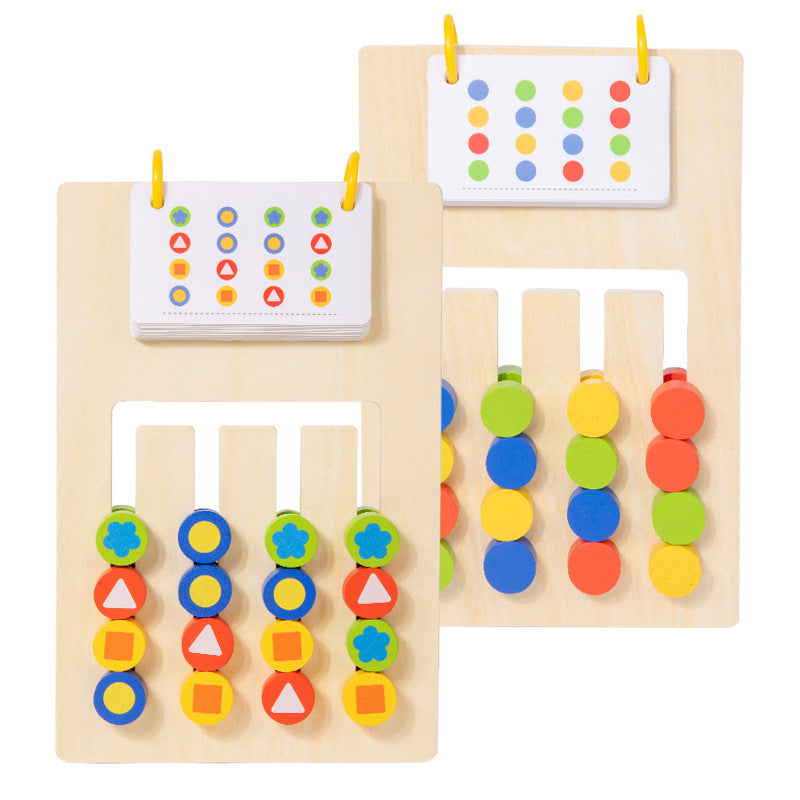 Des pièces de jeu à quatre couleurs pour les enfants