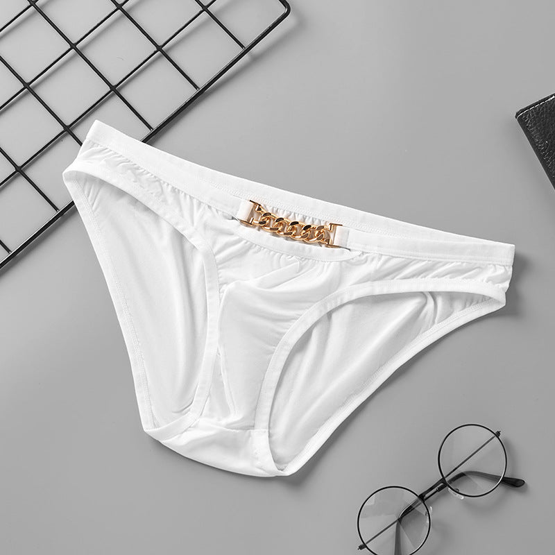 Chaîne de métal homme mince personnalité Nylon Sweat-absorbent
