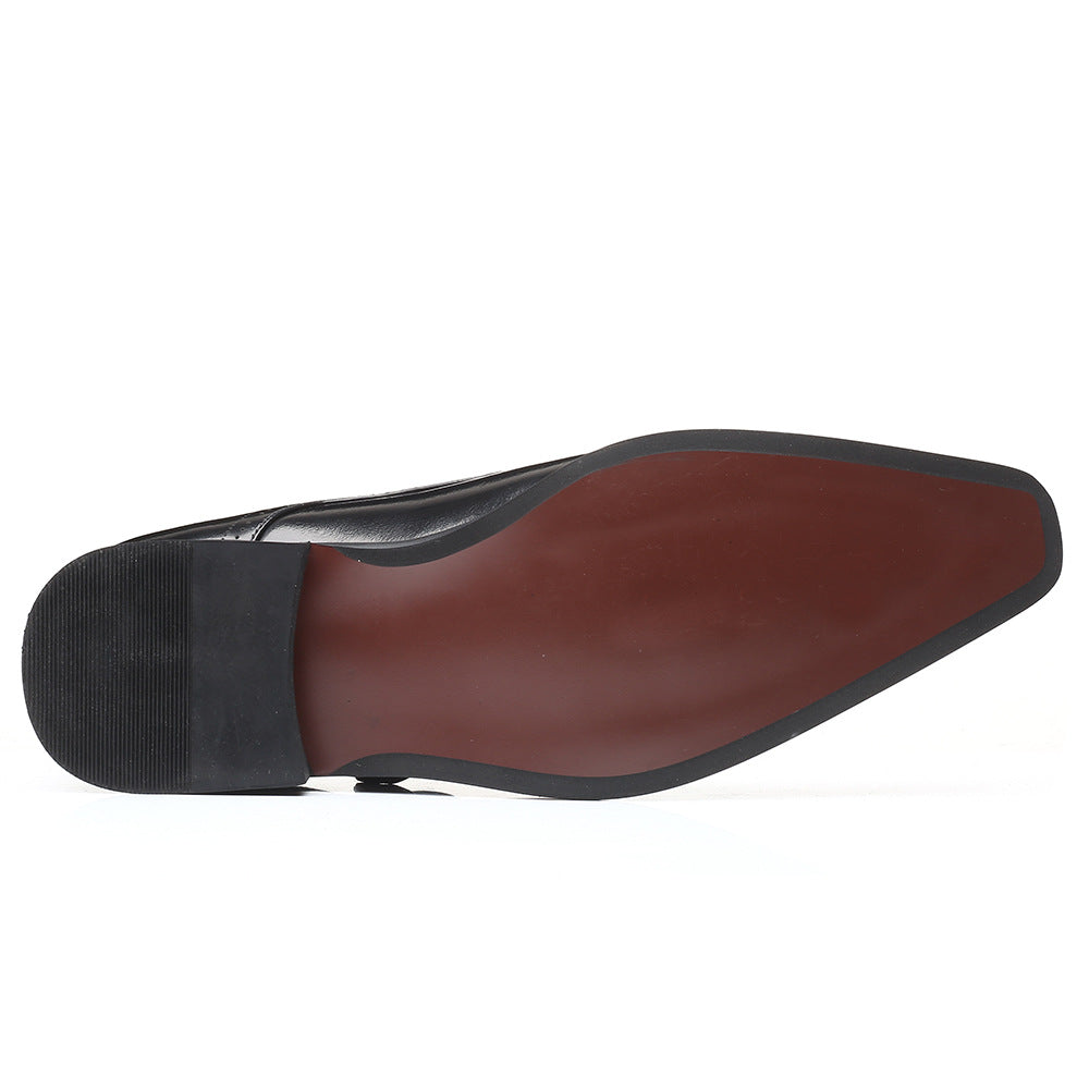 Chaussures en cuir pour hommes de forme professionnelle