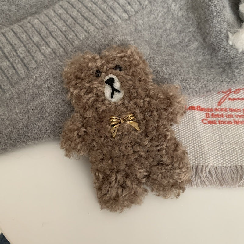 Barrettes de dessins animés en peluche mignons