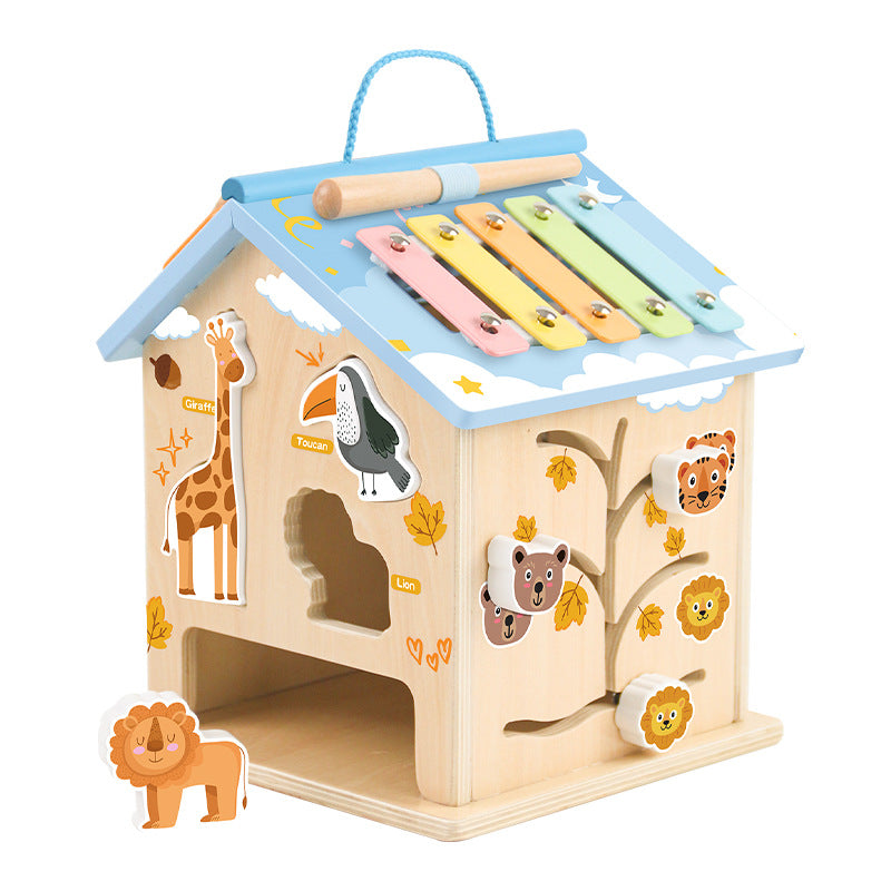 Smart Playhouse Multifunctional Wooden Educational Toy