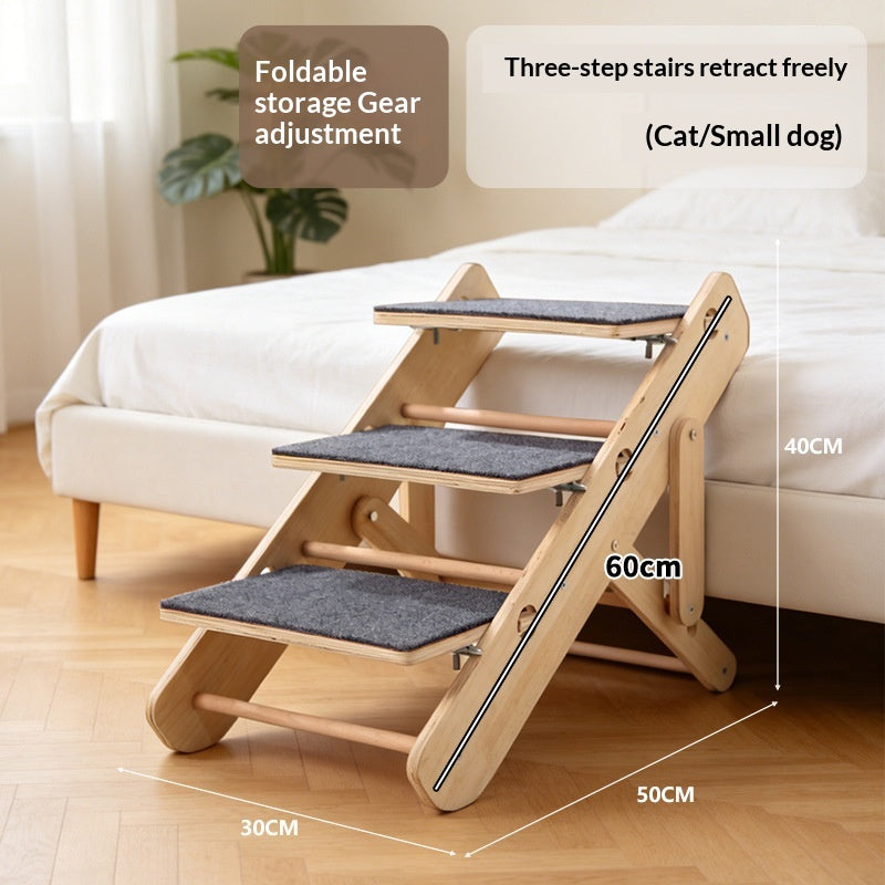 Échelle réglable pour animaux de compagnie non glissants