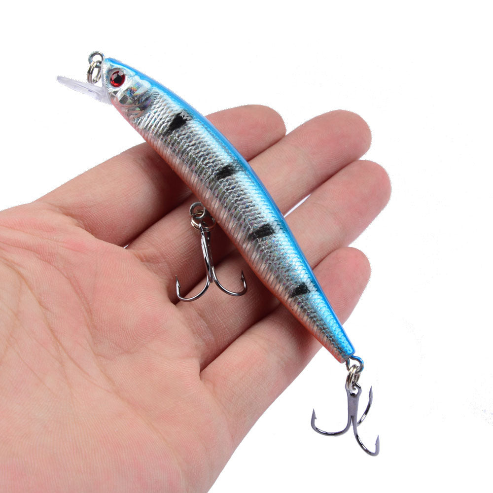 10 Couleur Minorua Bait Plastic Biomimetic Fausse Fausse Bait