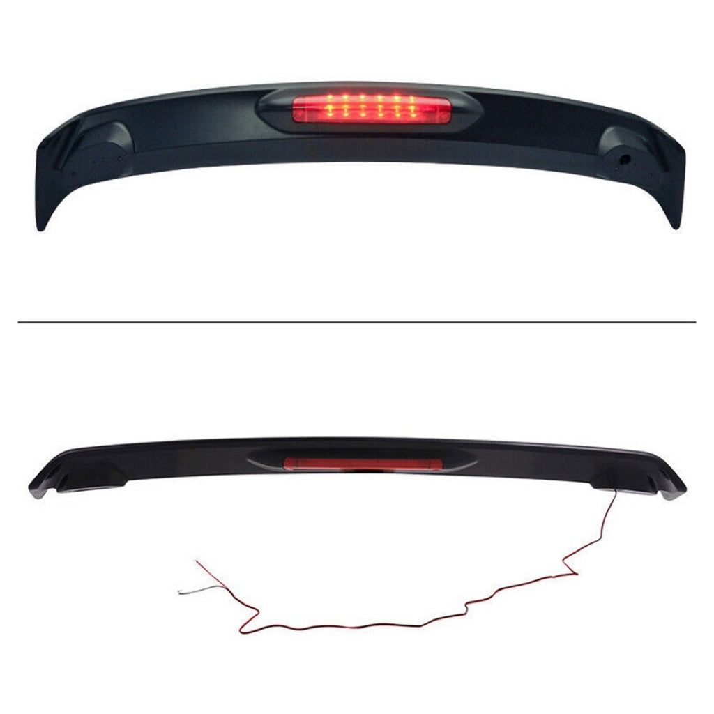 Pour T Oyota 2009-2011 Corolla 4DR arrière Trunk Lip Spoiler W- LED lumière de frein