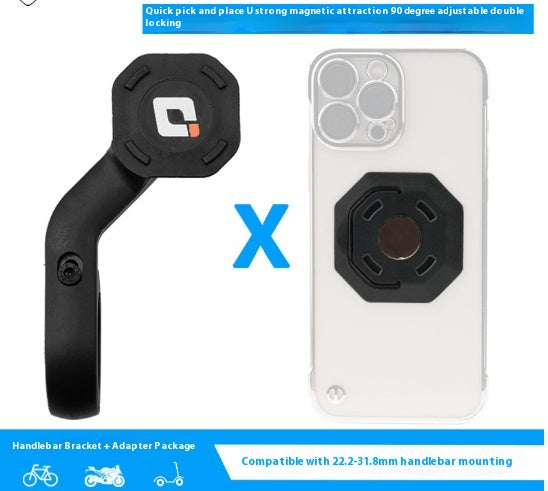 ODI Riding Mobile Phone Bracket Navigation Aspiration magnétique Shockproof Quick Disassembly