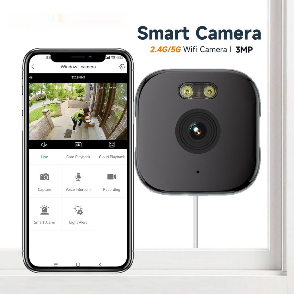 Caméra Connexion à double bande avec appel vocal bidirectionnel